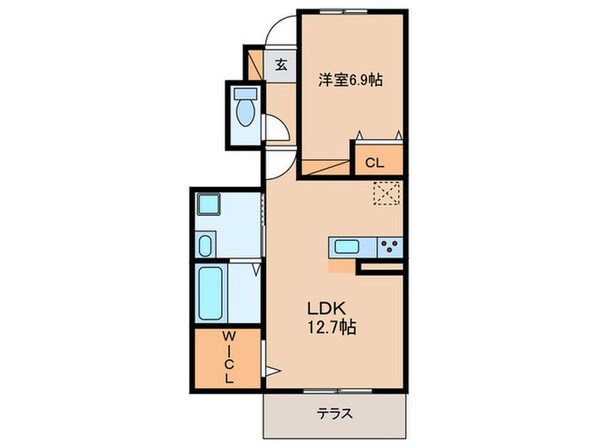 プレステージ阪奈の物件間取画像